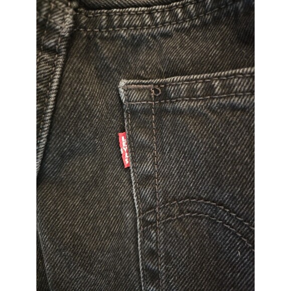 Levi's Black Wide Leg Jeans - Picture 6 of 8